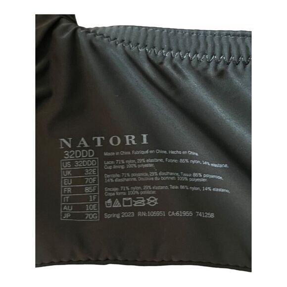 Natori bra 741258 Avail full fit convertible gray 32DDD 32F - Picture 5 of 9